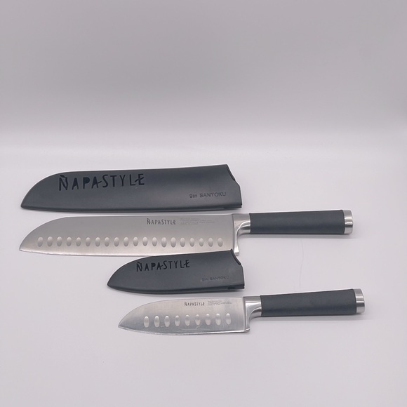 NAPASTYLE SANTOKU KNIVES SETOF TWO. - Picture 1 of 3